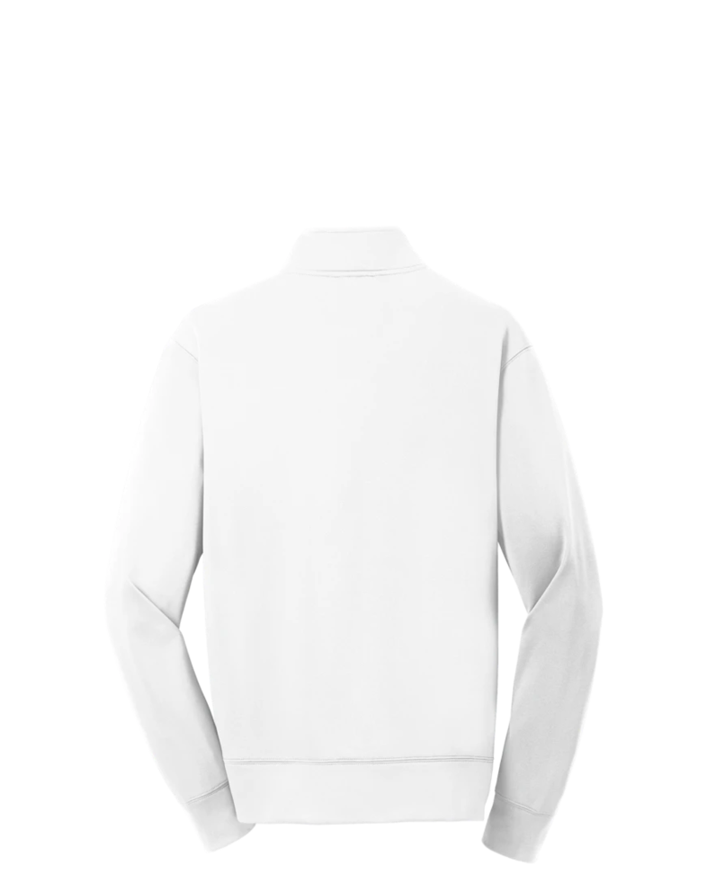 Image of a model wearing a ST241 Sport-Tek Sport-Wick Fleece Full-Zip Jacket