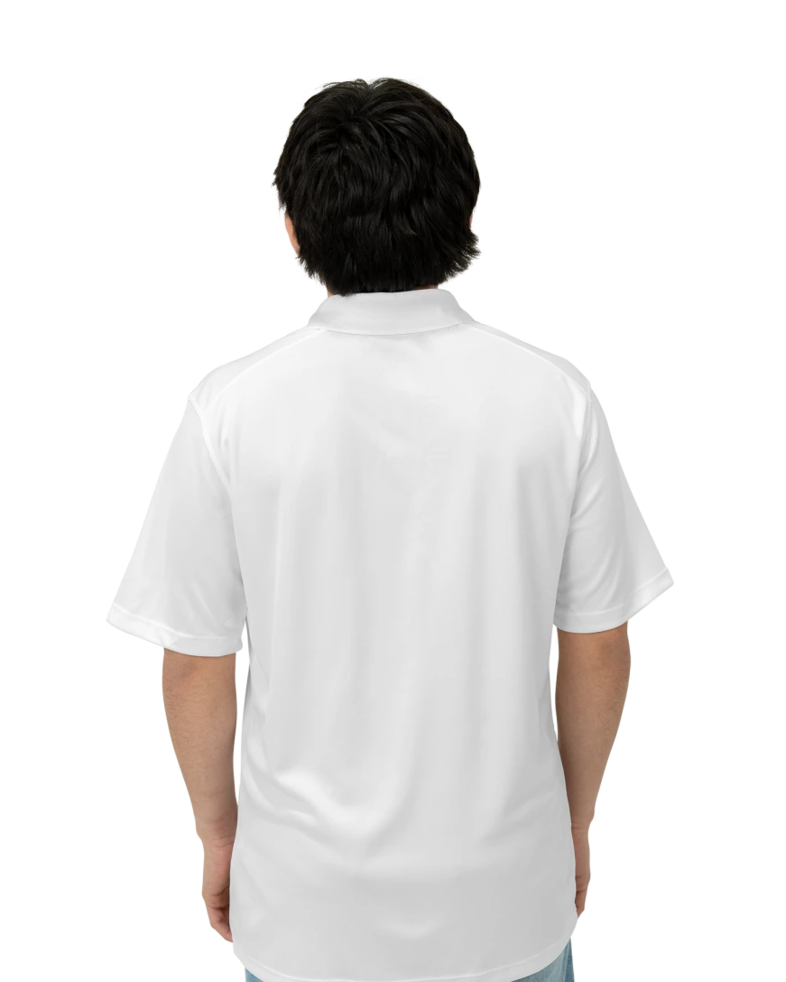 Image of a model wearing a NKDC1963 Nike Dri-FIT Micro Pique 2.0 Polo