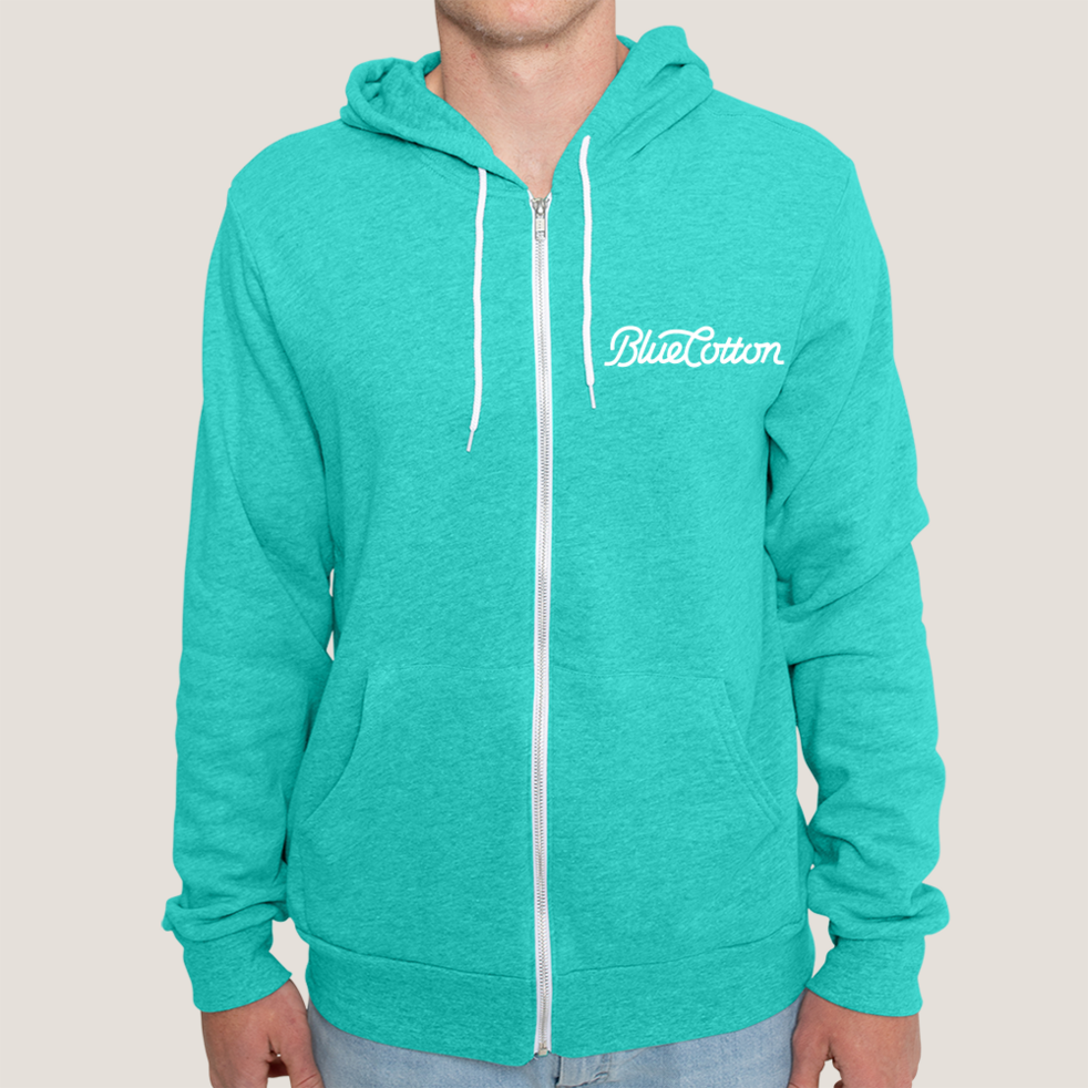 Image of 3739 Bella + Canvas Unisex Sponge Fleece Full-Zip Hoodie