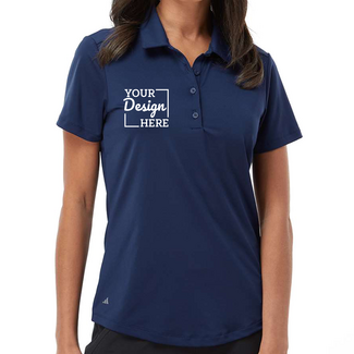Custom Business Apparel:  A515 Adidas Women's Ultimate Solid Polo