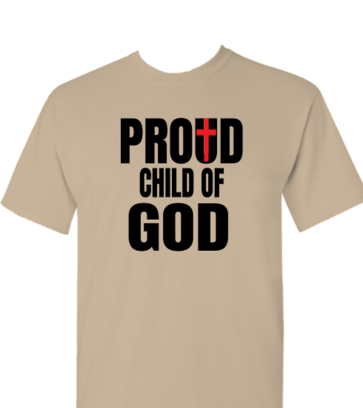 PROUD CHILD OF GOD design idea