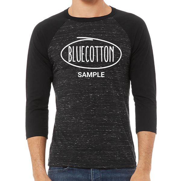 3200 Bella + Canvas Unisex Three-Quarter Sleeve Baseball T-Shirt