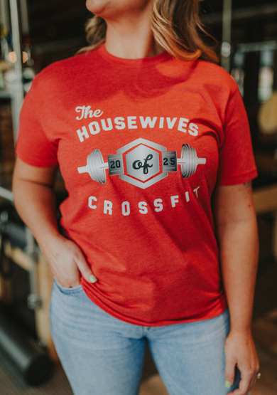 Customer wearing a NL6010 Next Level Unisex Tri-Blend Crew Tee