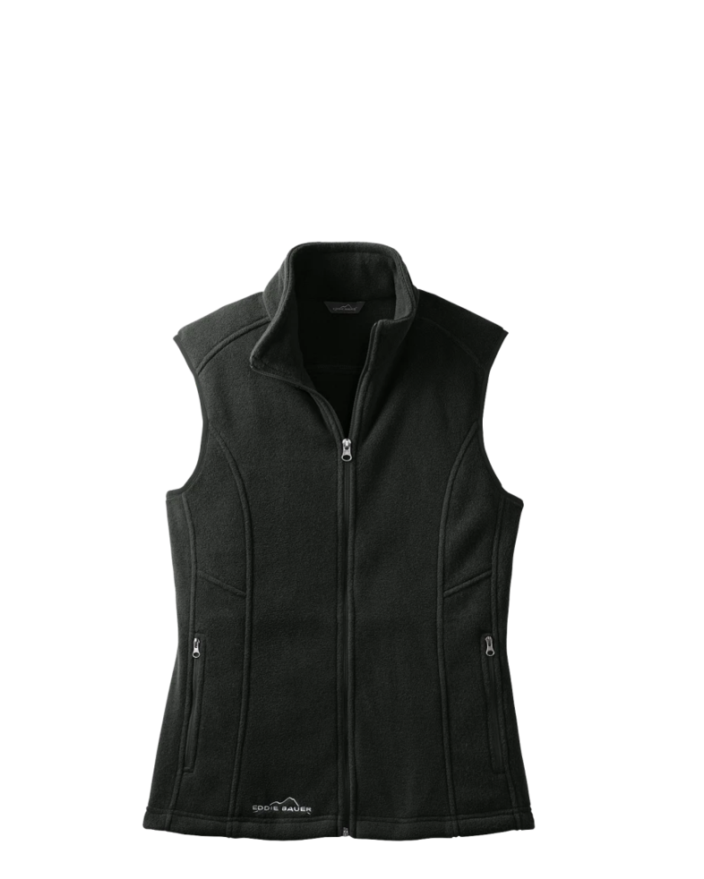 Image of a model wearing a EB205 Eddie Bauer Ladies Fleece Vest