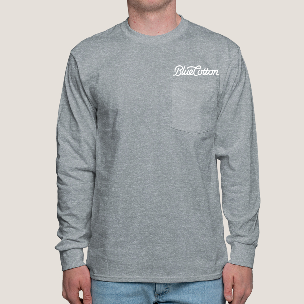 Image of PC61LSP Port & Company Long Sleeve Pocket Tee
