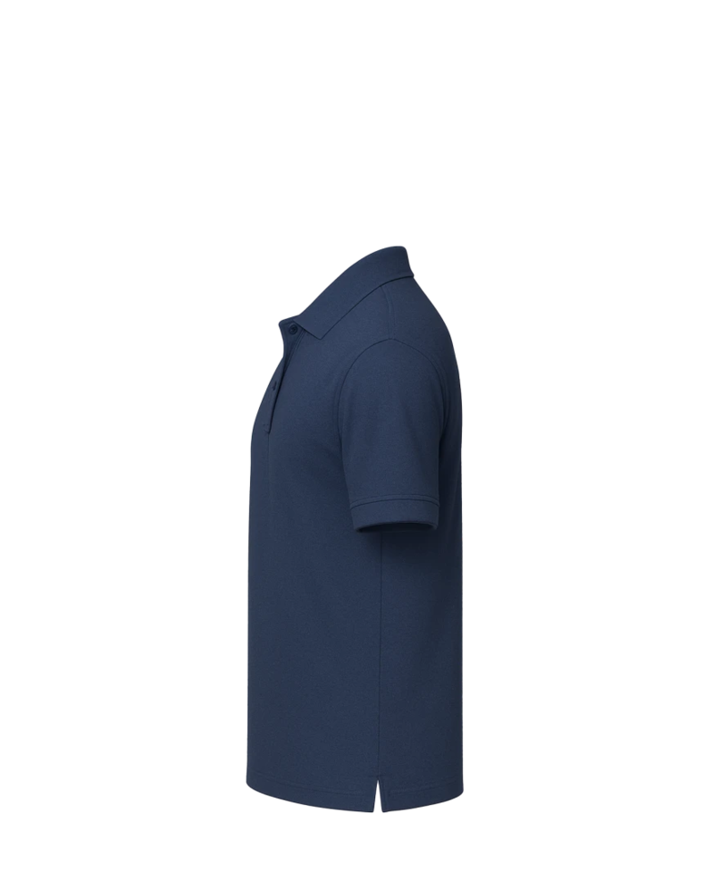 Image of a model wearing a K500P Port Authority Silk Touch Polo with Pocket