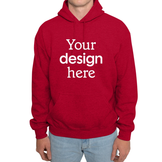 Sample image of 18500 Gildan Blend Pullover Hooded Sweatshirt