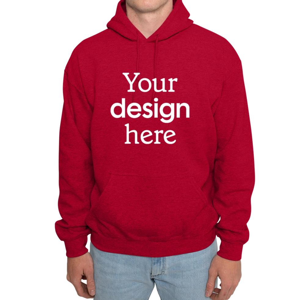 Sample image of 18500 Gildan Blend Pullover Hooded Sweatshirt