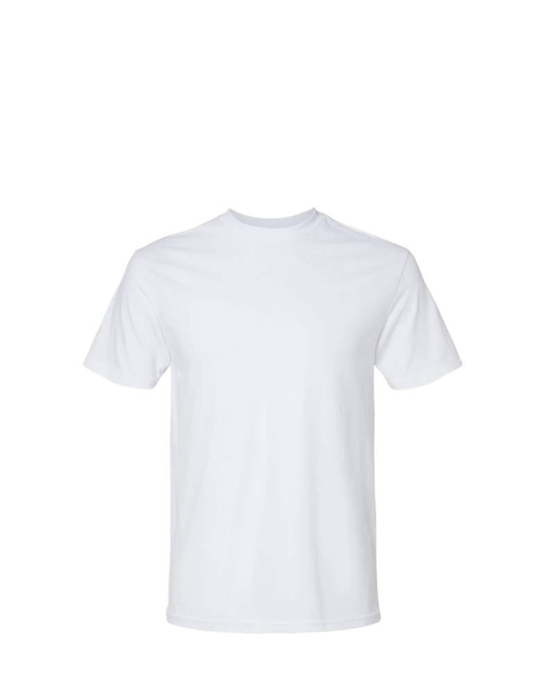 Image of a model wearing a 2001CVC American Apparel Unisex CVC Tee