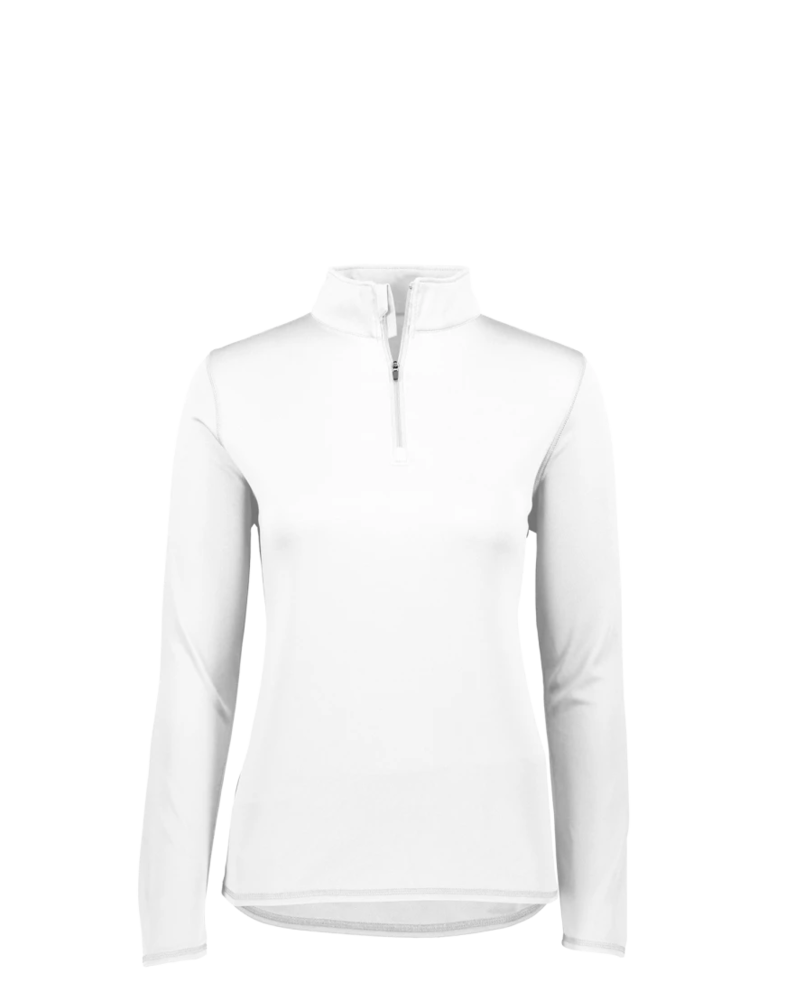 Image of a model wearing a 2787 Augusta Sportswear Women's Attain Color Secure Performance Quarter-Zip Pullover