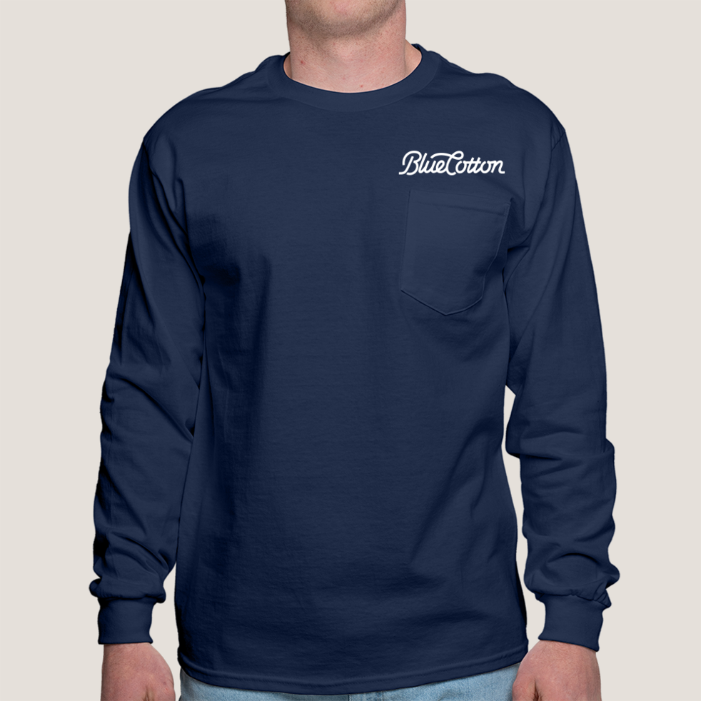 Image of 2410 Gildan Ultra Cotton Long Sleeve Pocket Tee