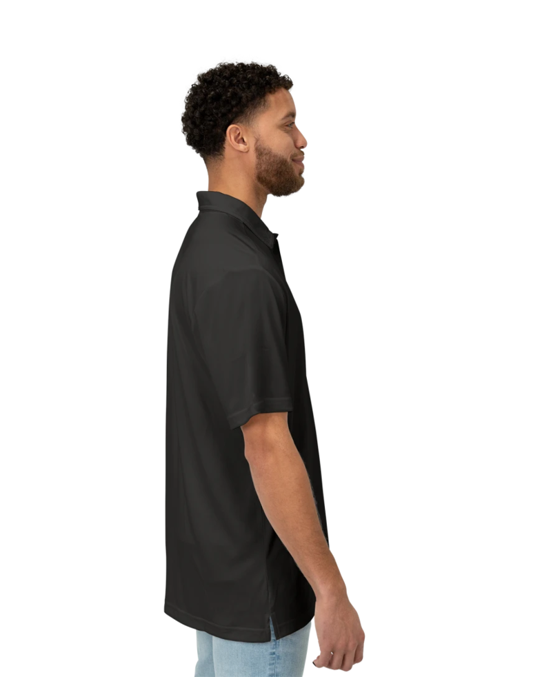 Image of a model wearing a K864 Port Authority® C-FREE™ Snag-Proof Polo