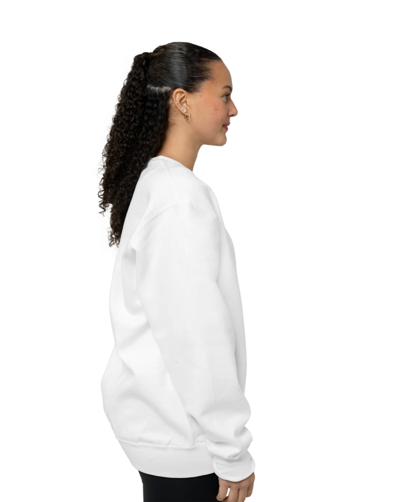 Image of a model wearing a PC90 Port & Company Crewneck Sweatshirt