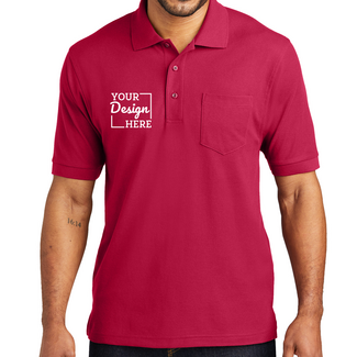 Polo Shirts:  K500P Port Authority Silk Touch Polo with Pocket