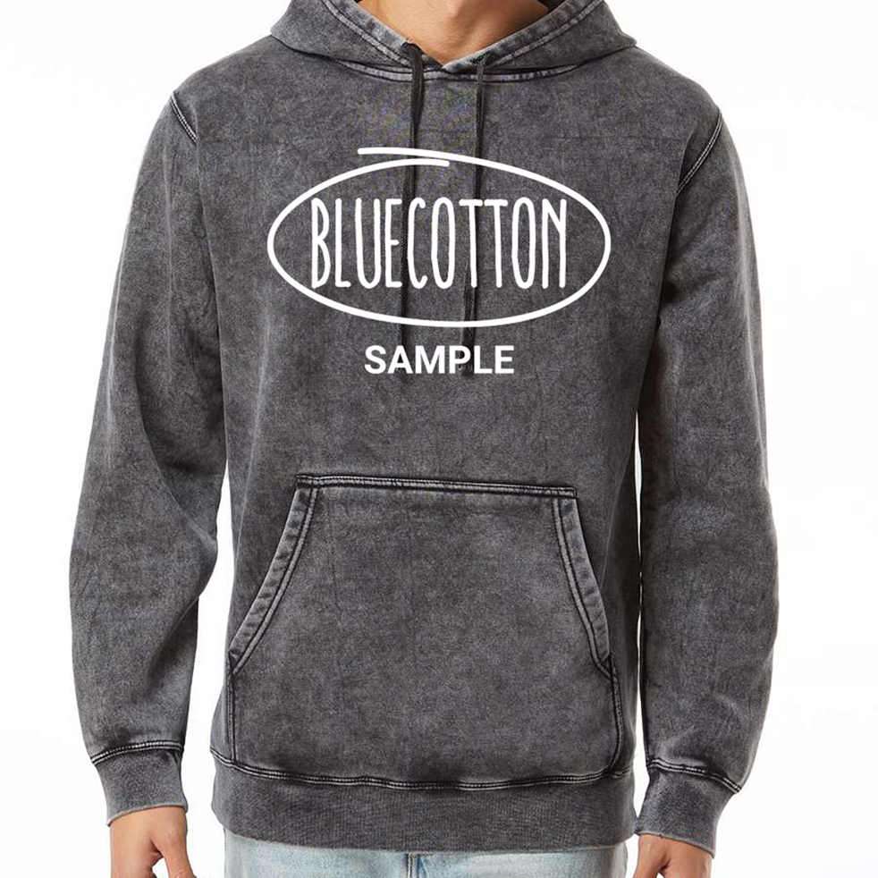Image of PRM4500MW Independent Trading Co. Unisex Midweight Mineral Wash Hooded Sweatshirt