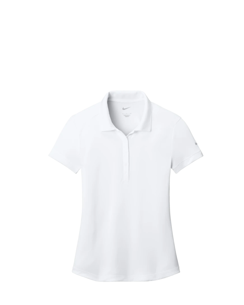 Image of a model wearing a 811807 Nike Women's Dri-FIT Players Modern Fit Polo