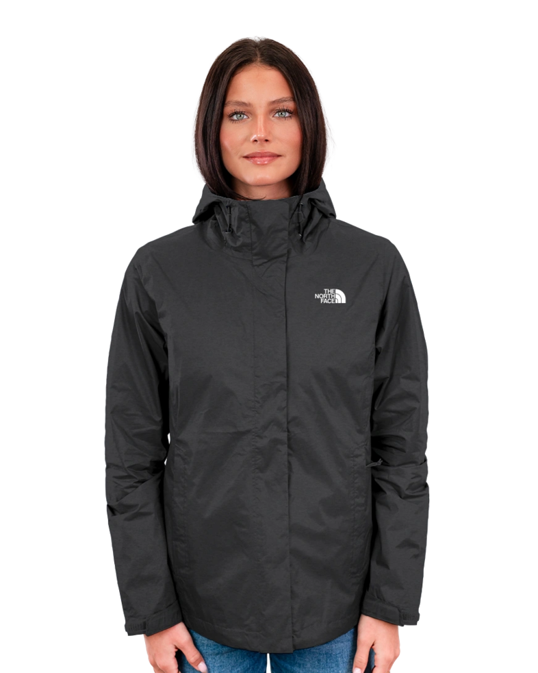Image of a model wearing a NF0A3LH5 The North Face Womens DryVent Rain Jacket