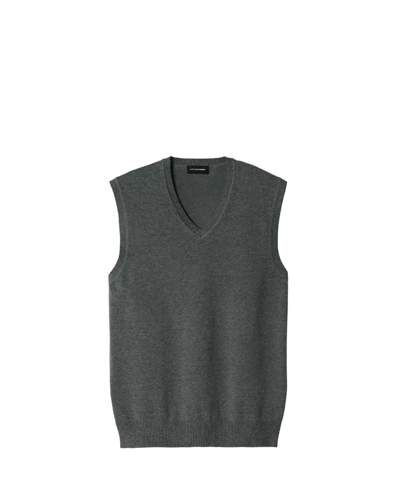 Image of a model wearing a SW2860 Port Authority Easy Care Sweater Vest