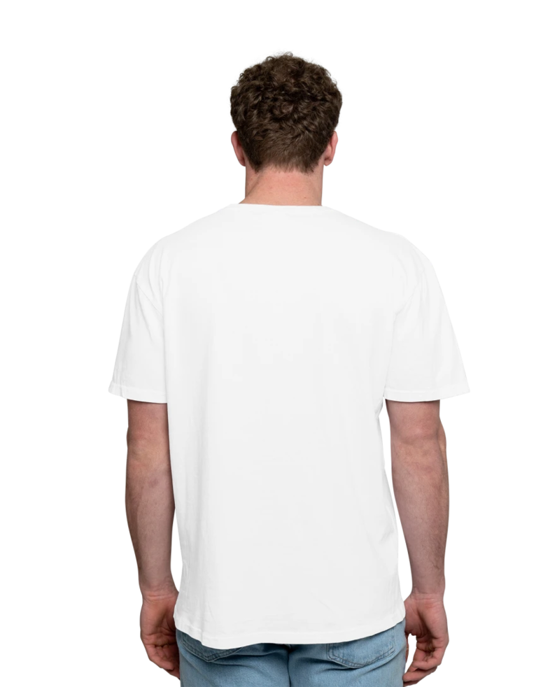 Image of a model wearing a PC099 Port & Company Pigment-Dyed Tee