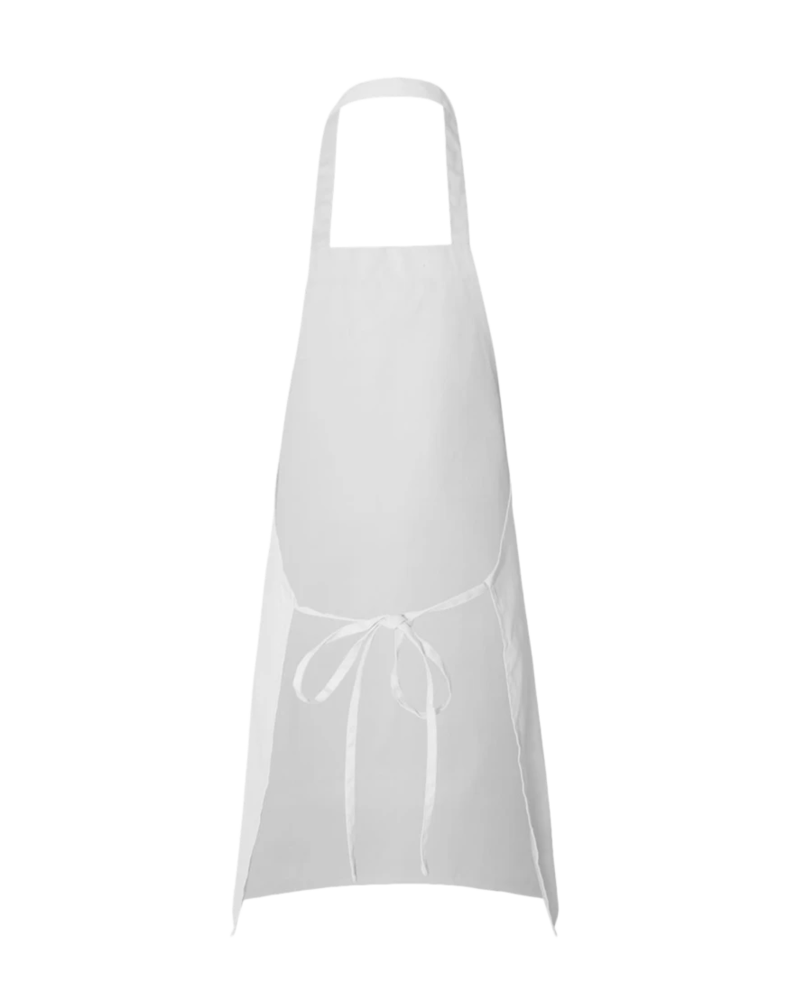 Image of a model wearing a Q2010 Q-Tees Full-Length Butcher Apron
