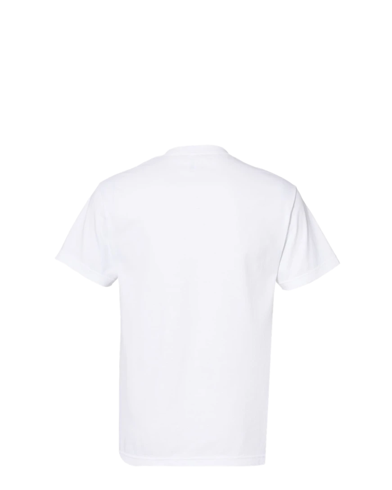 Image of a model wearing a 1301 American Apparel Unisex Heavyweight Cotton Tee