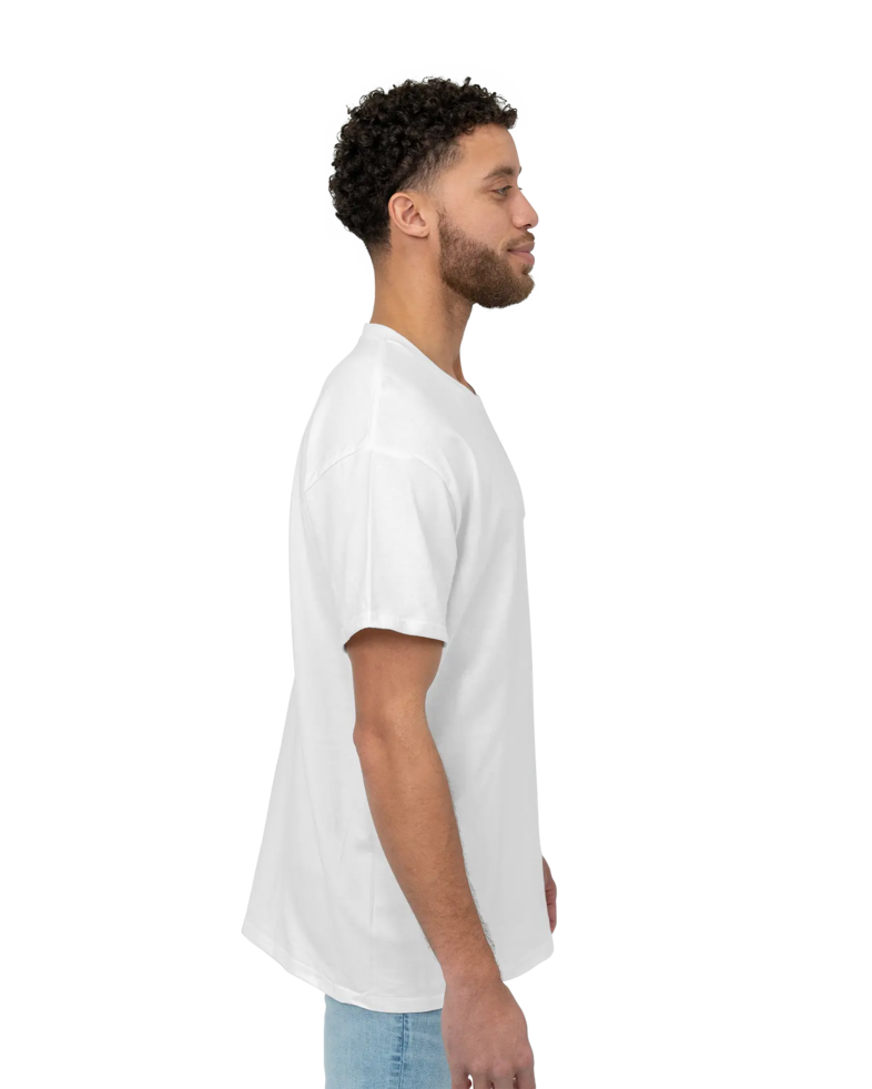 Image of a model wearing a 2000 Gildan Ultra Cotton Tee