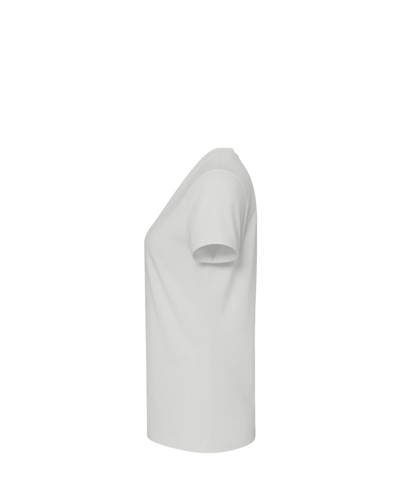 Image of a model wearing a SL04 Hanes Junior Fit Nano-T