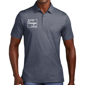 TM1MY404 TravisMathew Oceanside Heather Pocket Polo