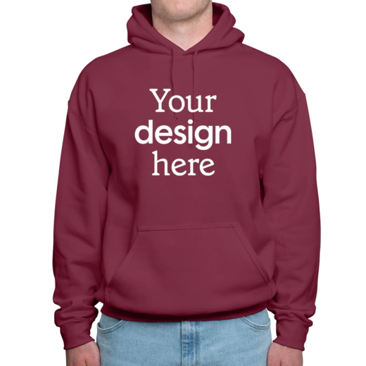 Sample image of 18500 Gildan Blend Pullover Hooded Sweatshirt