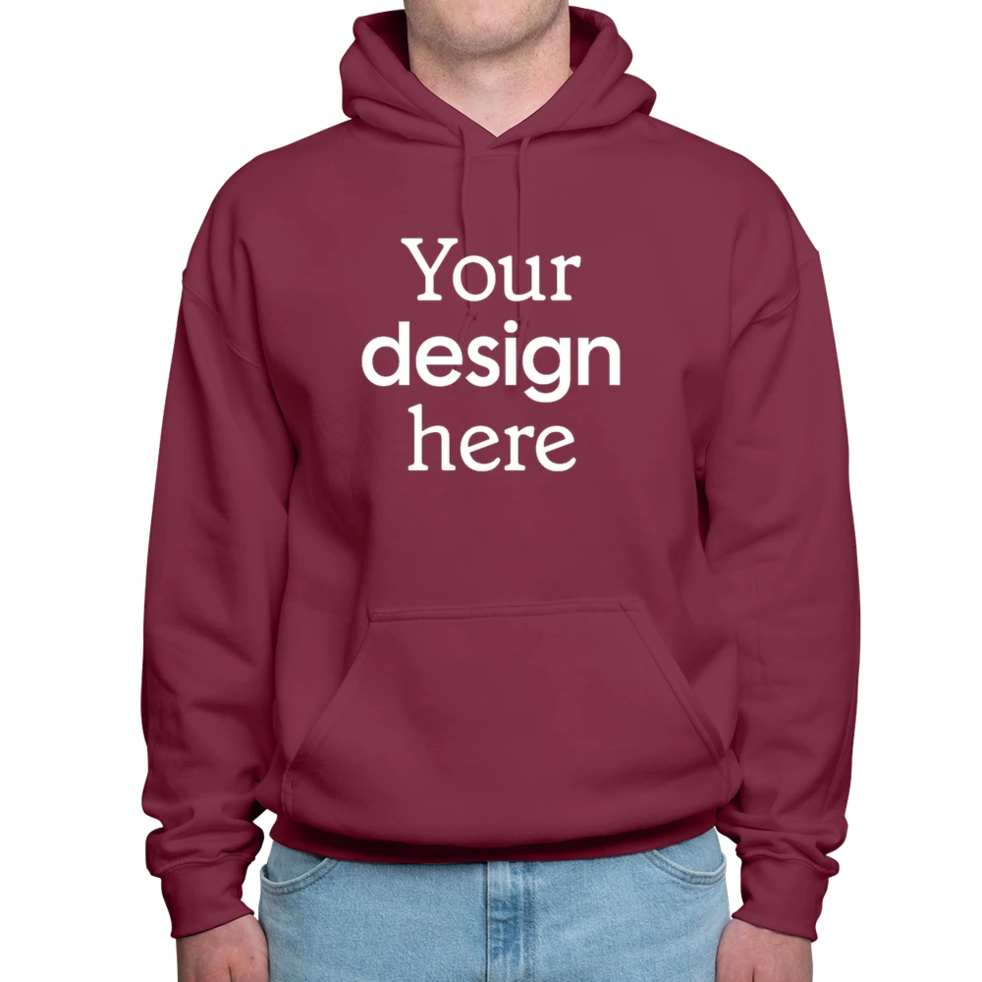 Sample image of 18500 Gildan Blend Pullover Hooded Sweatshirt
