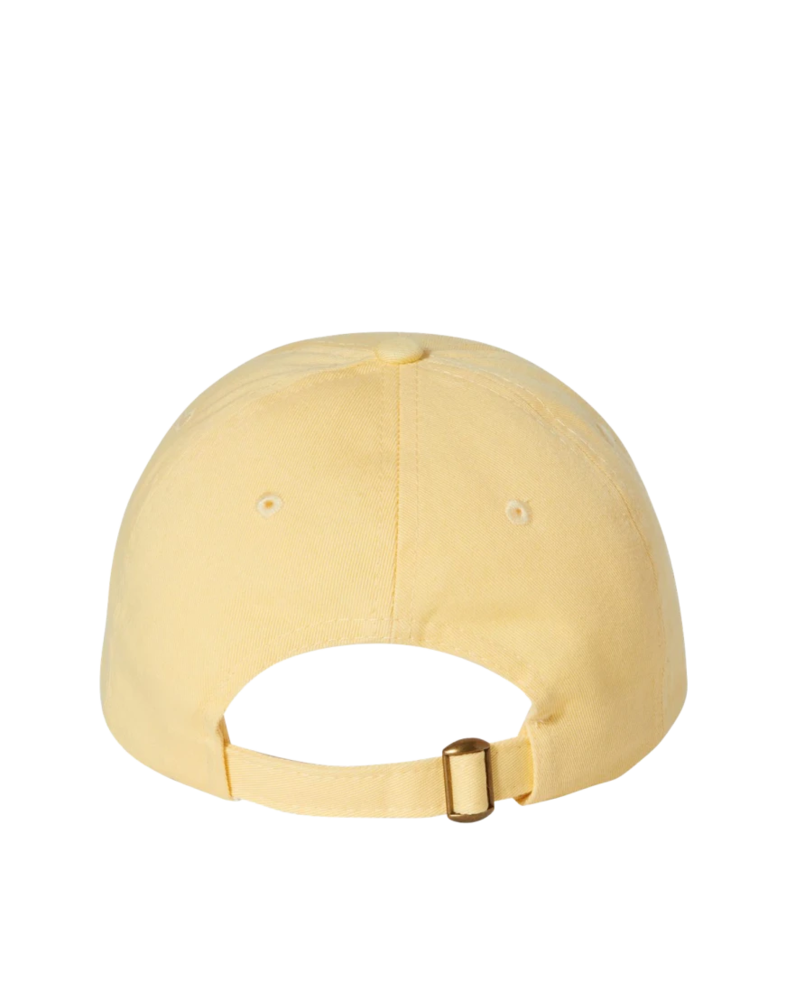Image of a model wearing a VC300 Valucap Bio-Washed Cap