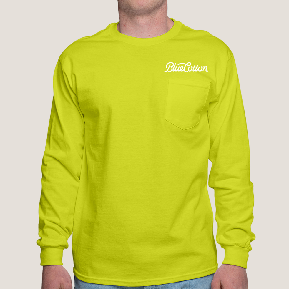 Image of 2410 Gildan Ultra Cotton Long Sleeve Pocket Tee