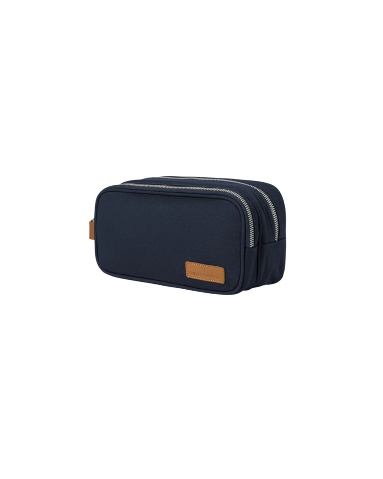 Image of a model wearing a BB18870 Brooks Brothers® Wells Dopp Kit