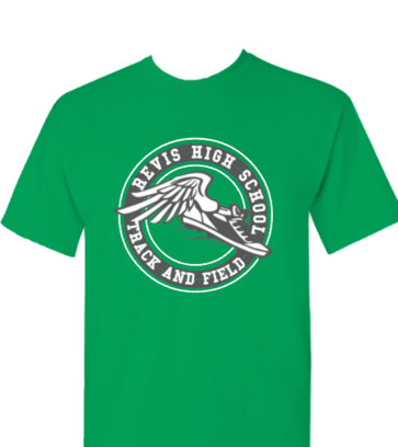 Track and Field Shoe with Wings Circle design idea