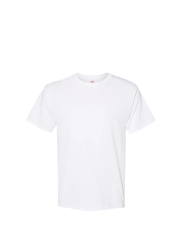 Model wearing a 5170 Hanes ComfortBlend Tee