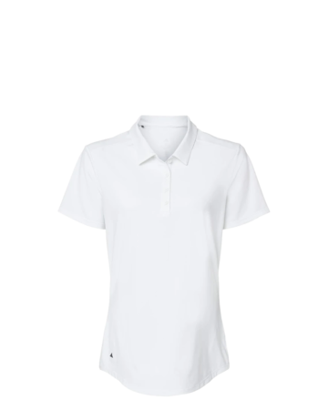 Model wearing a A515 Adidas Women's Ultimate Solid Polo