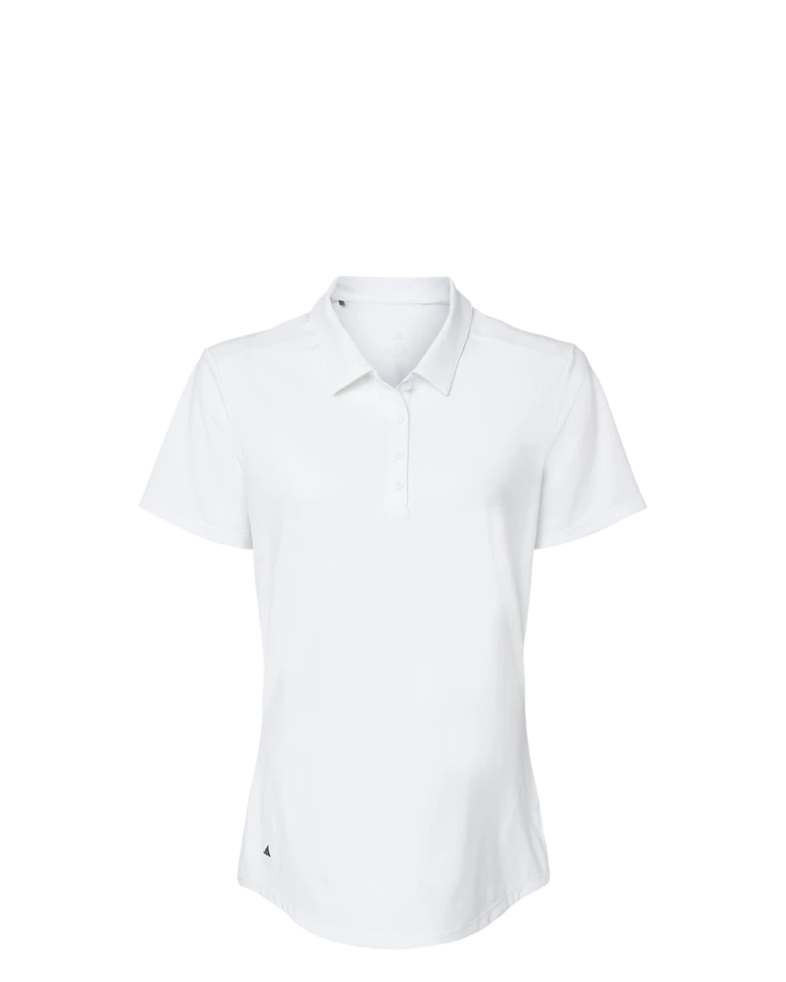 Image of a model wearing a A515 Adidas Women's Ultimate Solid Polo