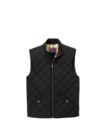 Model wearing a BB18602 Brooks Brothers® Quilted Vest