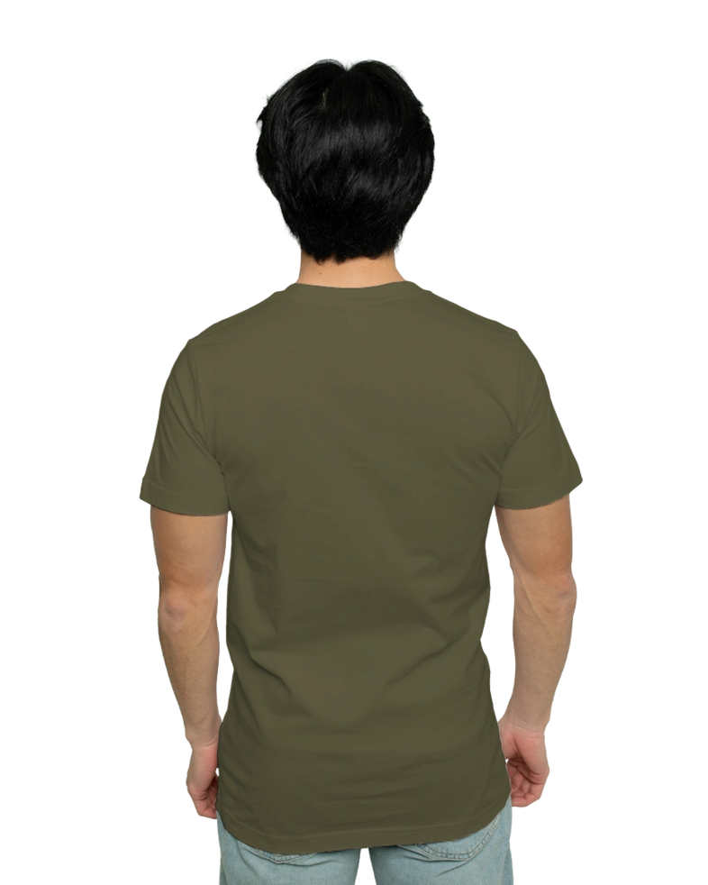 Image of a model wearing a PRM180PT Independent Trading Co. Unisex Premium T-Shirt