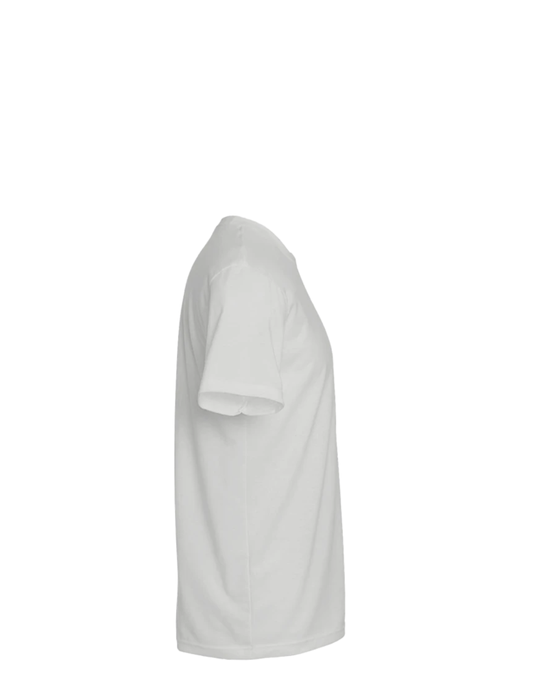 Image of a model wearing a 6410 Next Level Unisex Sueded T-Shirt