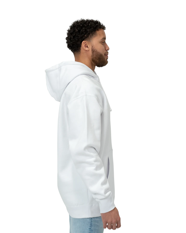 Image of a model wearing a IND4000 Independent Trading Co. Heavyweight Hooded Sweatshirt