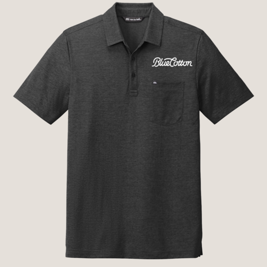 Sample image of TM1MY404 TravisMathew Oceanside Heather Pocket Polo