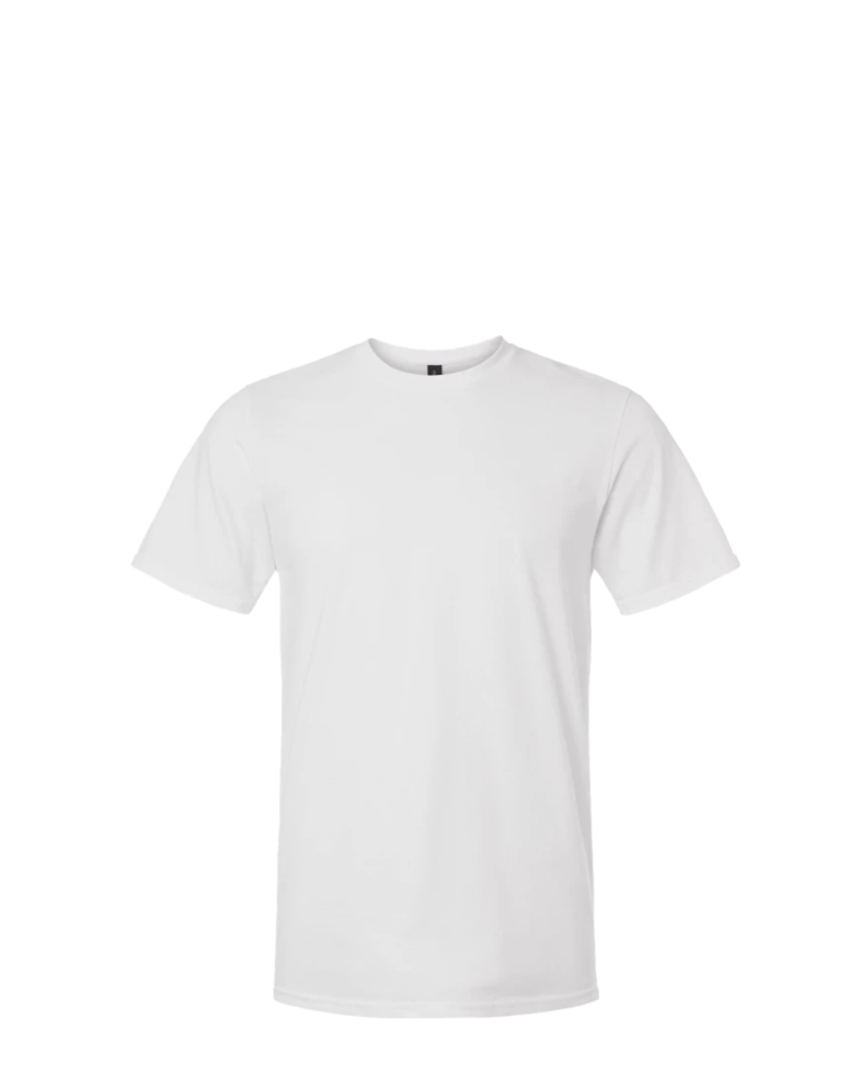 Image of a model wearing a Gildan 980 Ringspun Tee