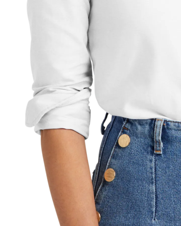 Closeup of a BB18005 Brooks Brothers® Women’s Casual Oxford Cloth Shirt