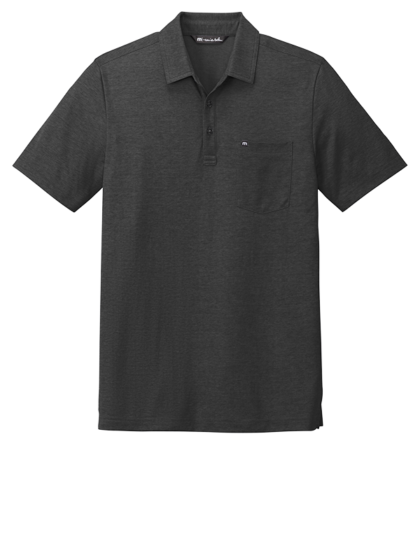 TM1MY404 TravisMathew Oceanside Heather Pocket Polo