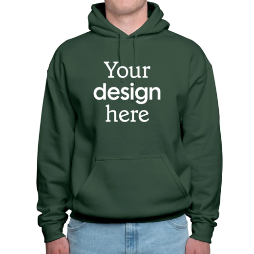Sample image of 18500 Gildan Blend Pullover Hooded Sweatshirt