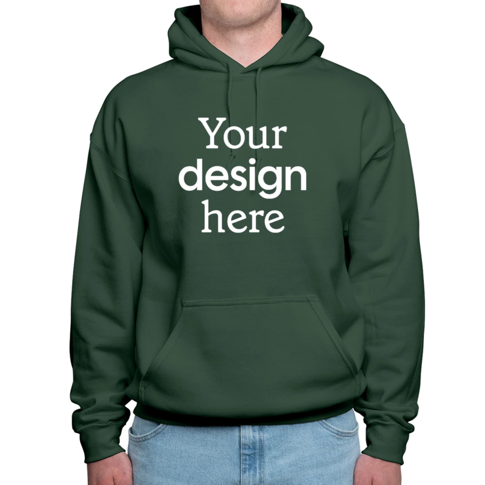 Sample image of 18500 Gildan Blend Pullover Hooded Sweatshirt