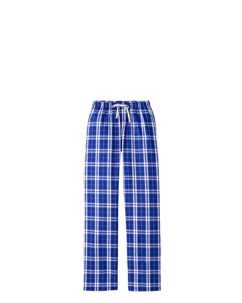 Image of a model wearing a DT2800 District Women's Flannel Plaid Pant