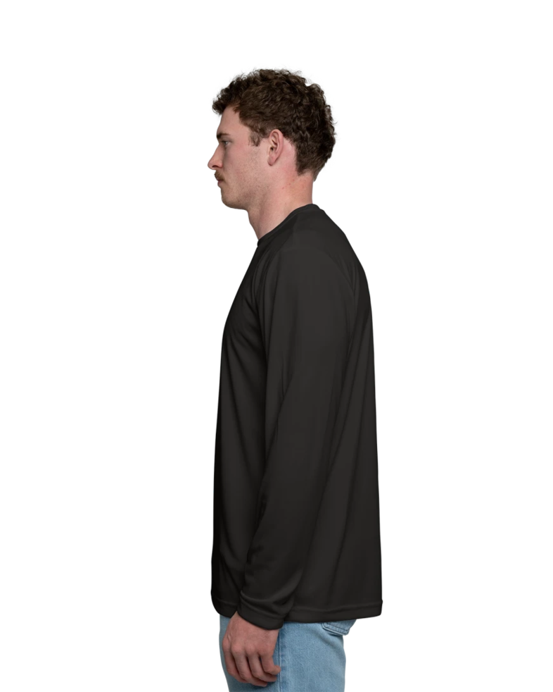 Image of a model wearing a ST350LS Sport-Tek - Long Sleeve Competitor Tee