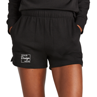 Custom Athletic Shorts for Women:  DT1309 District® Women’s Perfect Tri® Fleece Short